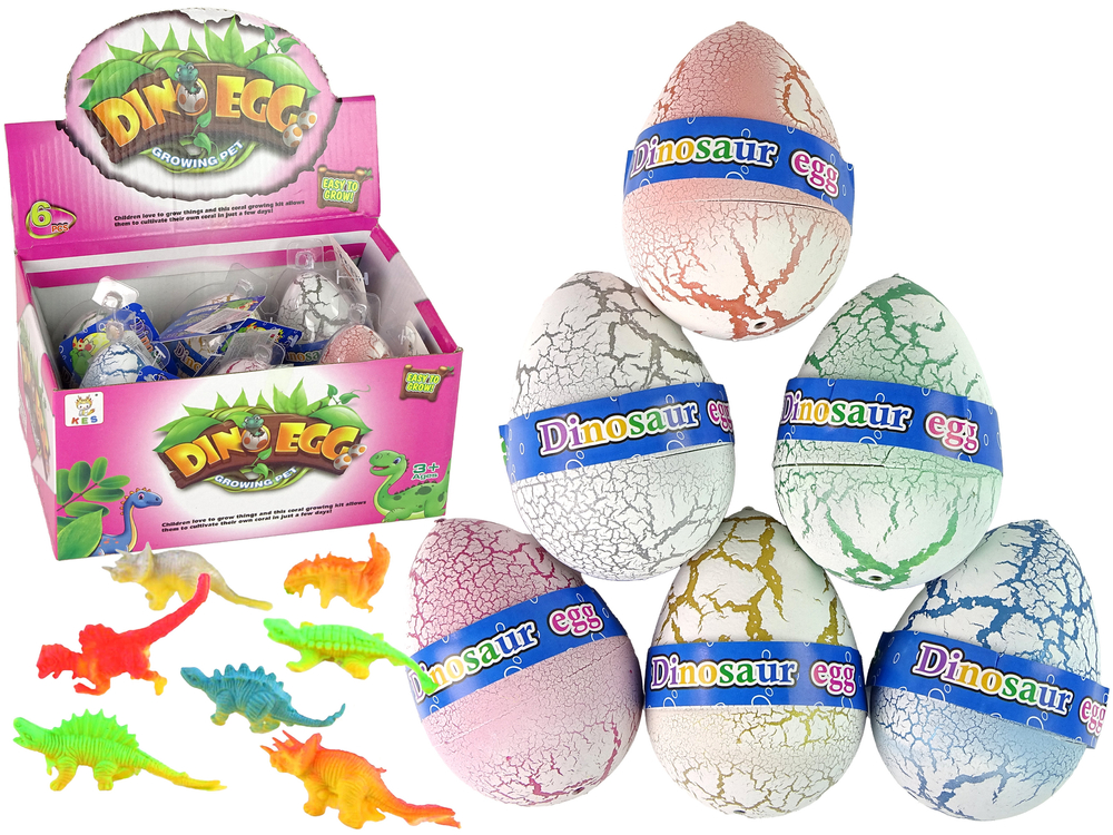 Hatching Magic Dinosaur Egg Growing 7.5 cm White