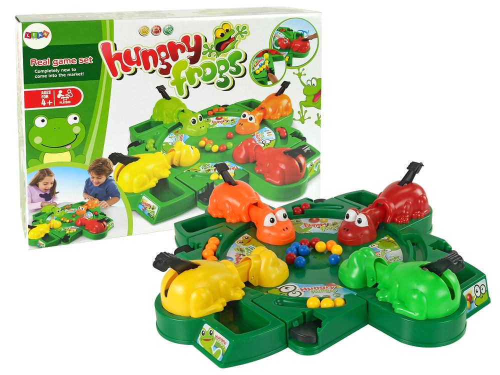 Hungry Frogs Arcade Game Leverage Balls