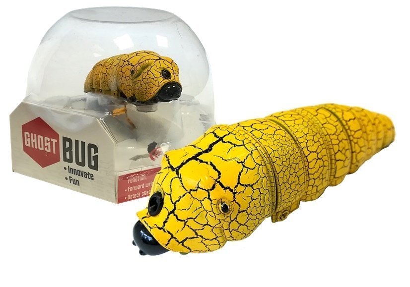 Infrared Caterpillar Avoids Obstacles Yellow