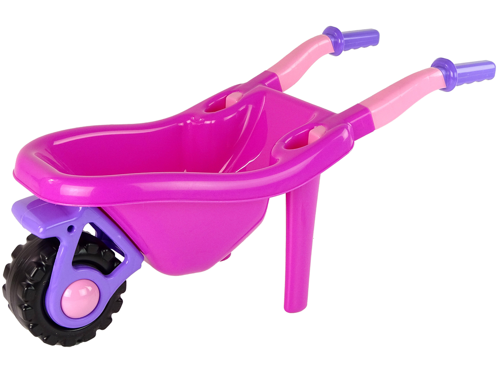 Large Coloured Garden Wheelbarrow Pink