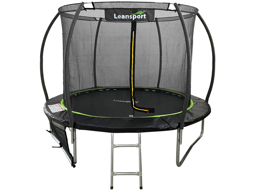 LEAN Sport Max 10ft Trampoline Black-Green