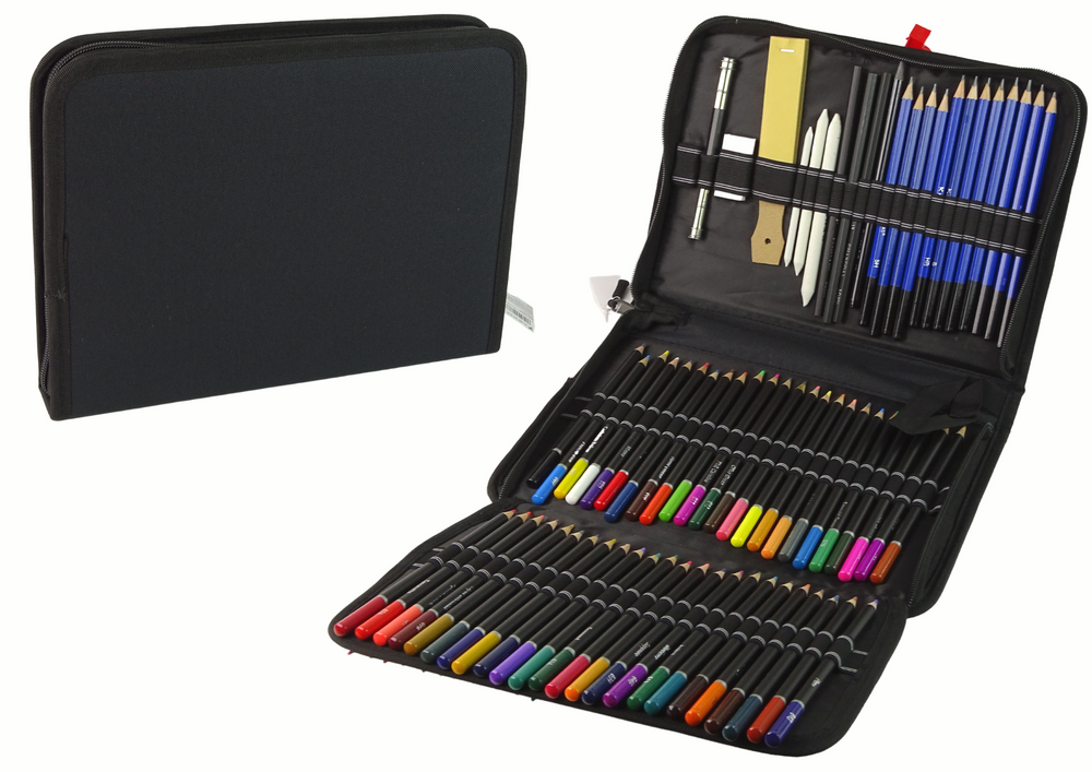 Little Artist's Set Crayons in a Pencil Case 95 pcs.