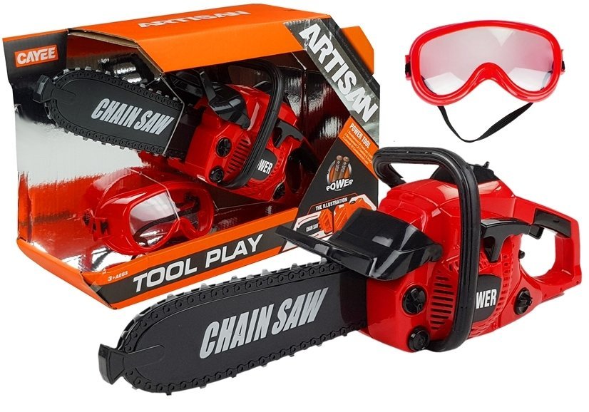 Little Lumberjack Set Chainsaw with Safety Glasses