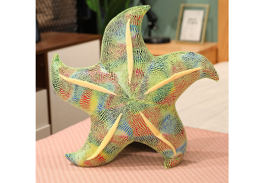 Mascot Plush Starfish Green Pillow 45 cm