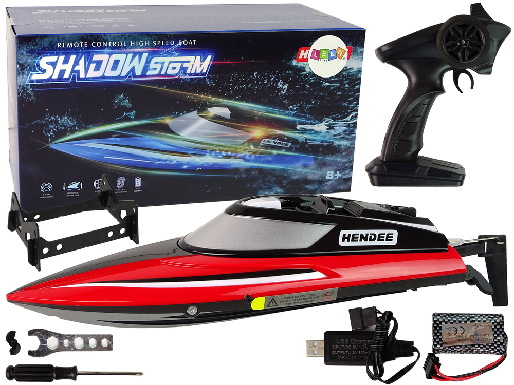 Motorboat R/C 2.4G Red 20-25 KM/H