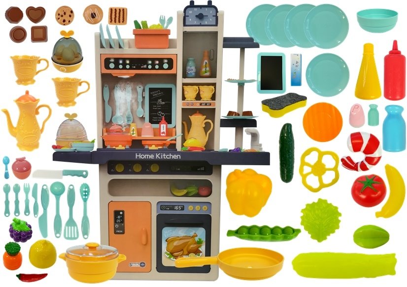 Orange kitchen for children 93.5 cm