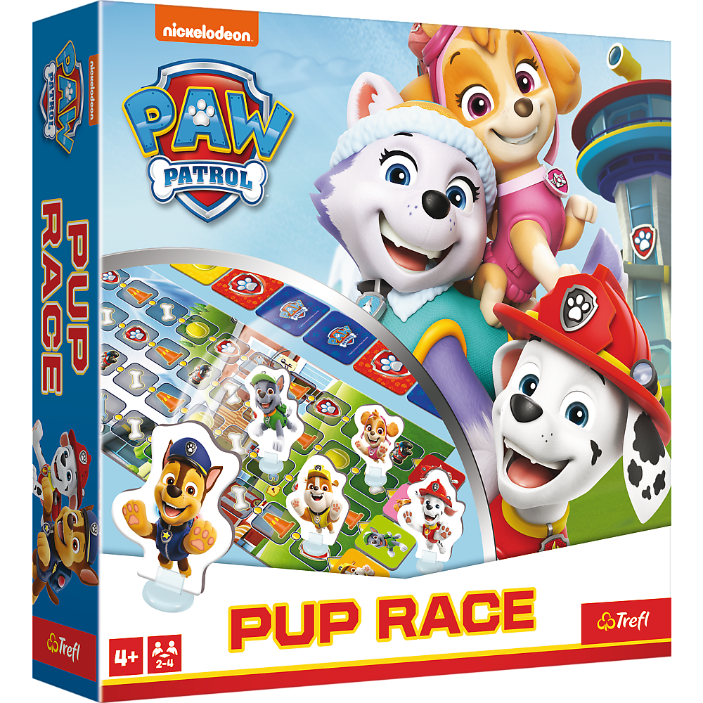 Paw Patrol Pup Race Boardgame Trefl 02579