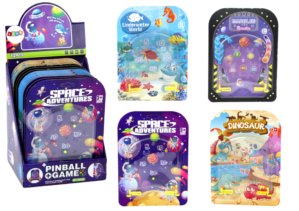 Pinball Flipper Pocket Game Space Dinosaurs Ocean