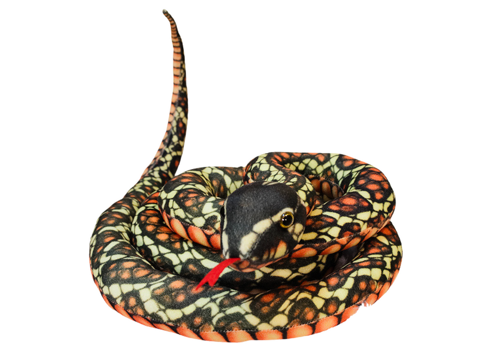 Plush Brown Snake Mascot 110 cm