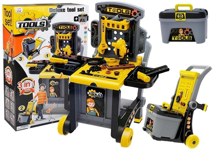 Portable Deluxe Tool Set Workshop in a Toolbox