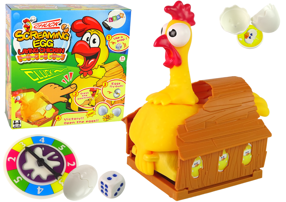 Screaming Egg Laying Chicken Multiplayer Family Game