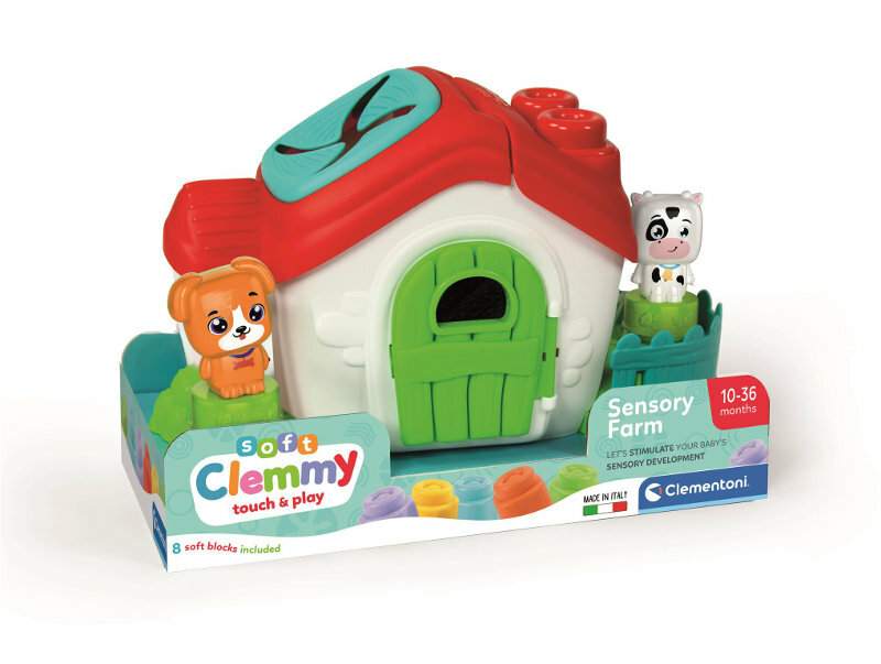 Sensory Farm House With Clementoni Blocks 17767