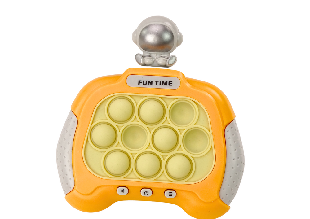 Sensory Game Pop-It Space Console Lights Sounds Yellow