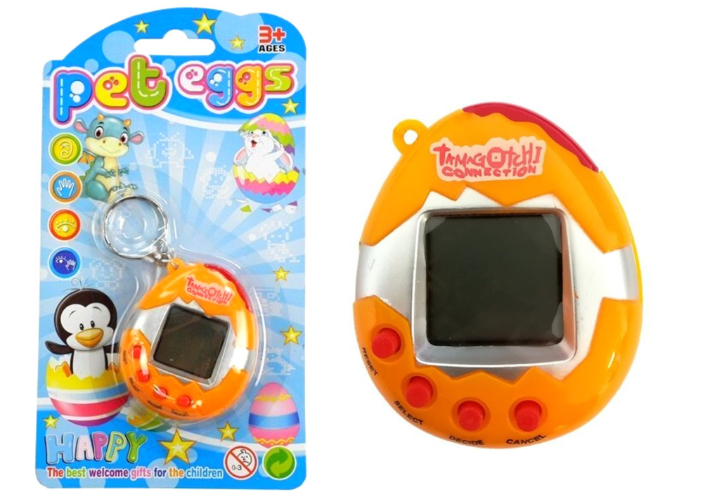 Tamagotchi Orange Electronic Pet Game