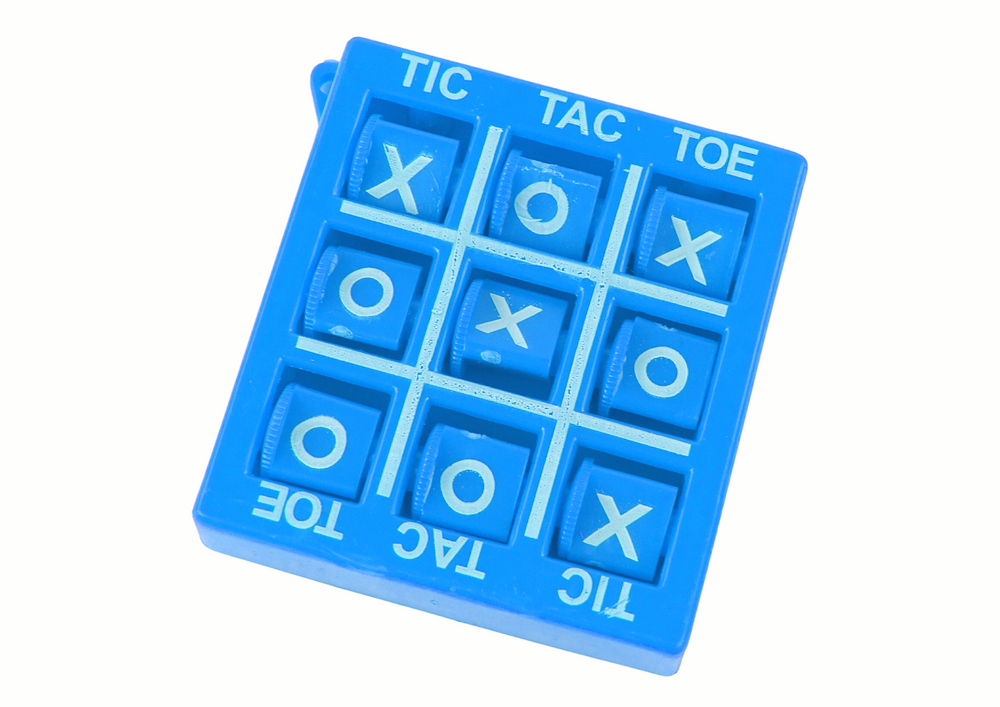 Tic Tac Toe Game 4.5 cm Blue