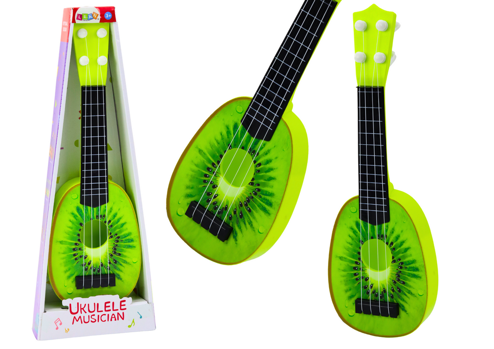 Ukulele For Children Mini Guitar 4 Strings Kiwi Fruit Green