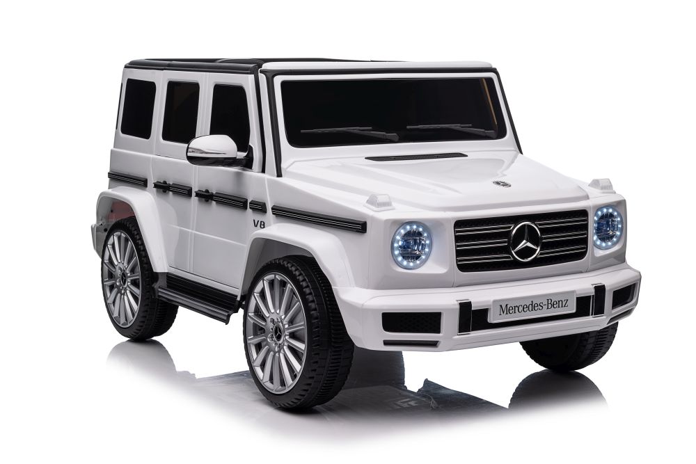 Одноместный электромобиль Mercedes G500 White