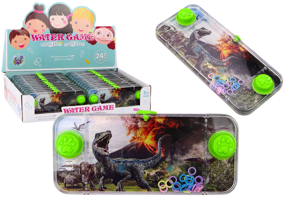 Water Arcade Game Dinosaur Carnotaurus Console Pad Green