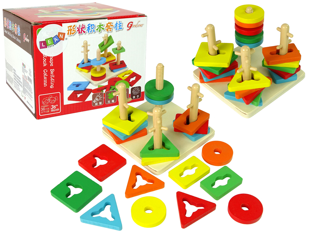 Wooden blocks Educational Hand Puzzle Shape Sorter