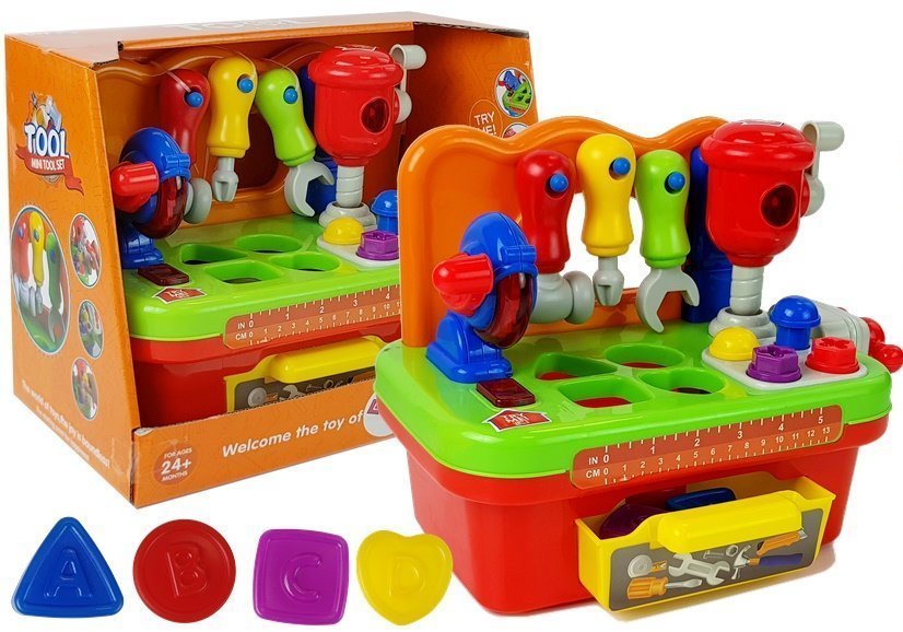 Workshop For Babies Sorter Tool Set with Sound and Light