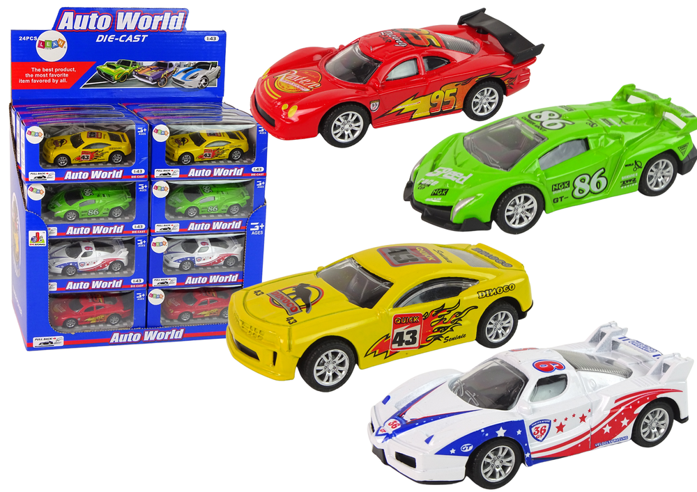 Sports Car Resorak Racing 4 Colours 1:43