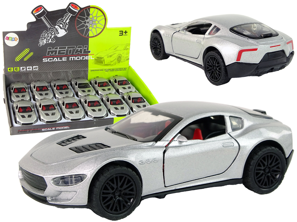 Resorak Vehicle 1:36 Friction Drive Lights Sounds Silver