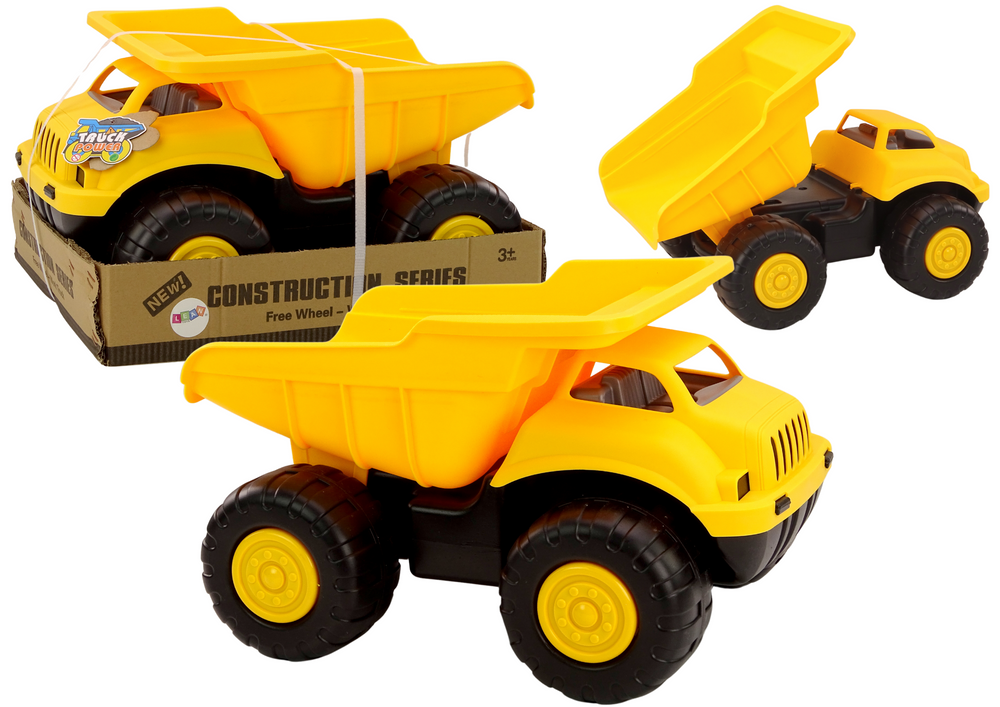 Dump Truck Yellow Construction Vehicle Truck Trailer Large Car