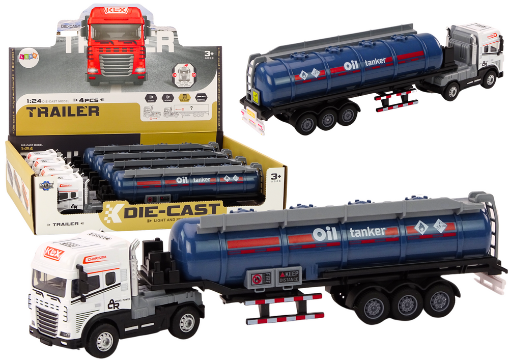 Fuel tank truck TIR 1:24 Trailer Sounds Lights