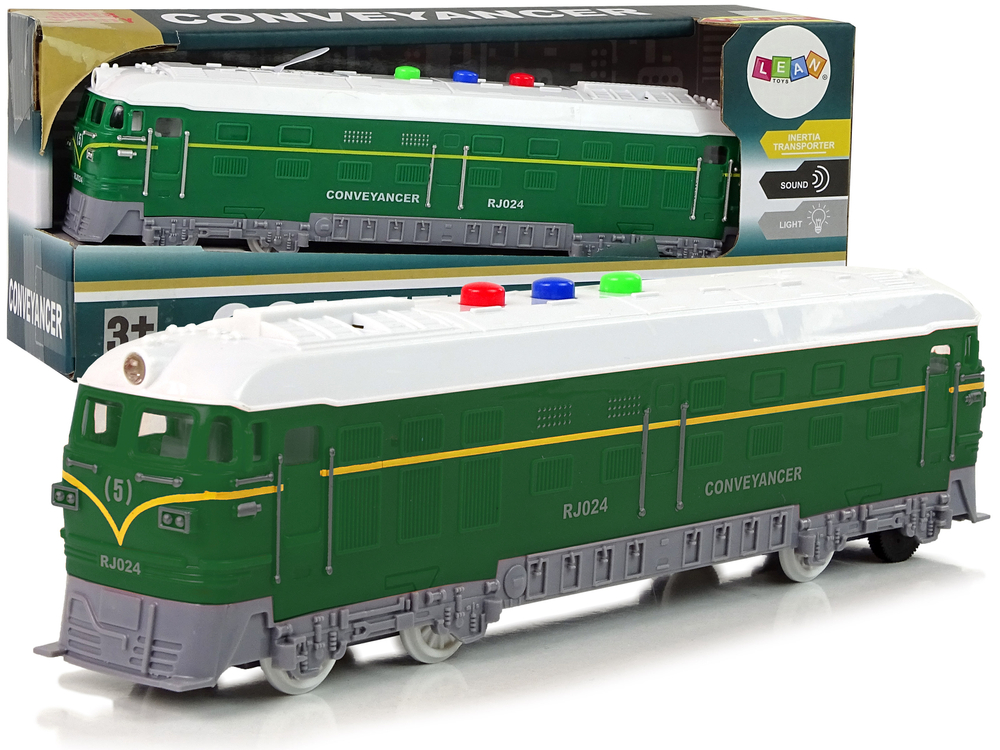 Train 1:32 Drive Green Sound Lights