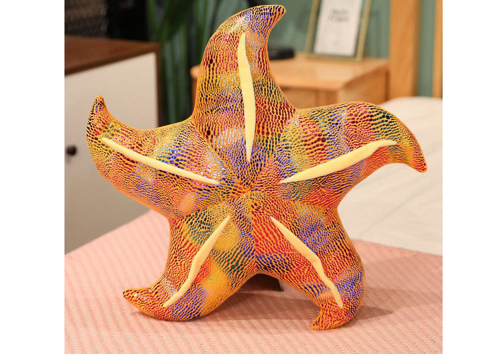 Mascot Plush Starfish Yellow Pillow 45 cm