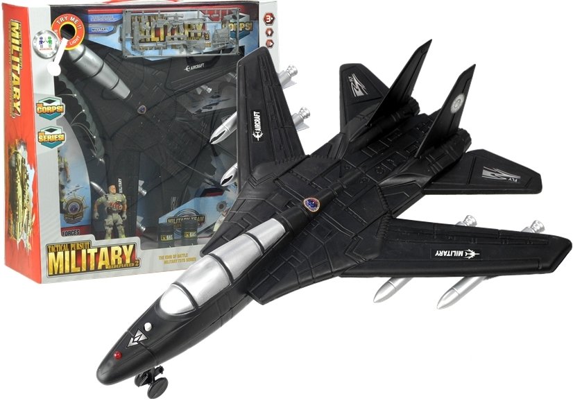 Jet Fighter Military Aircraft with Sounds & Lights