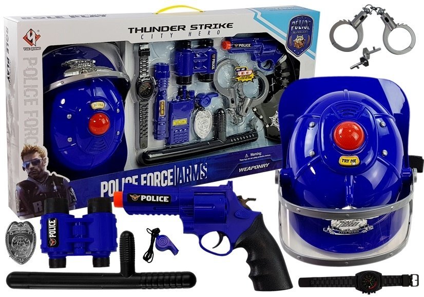 Police Play Set with Weapons Lights and Sounds