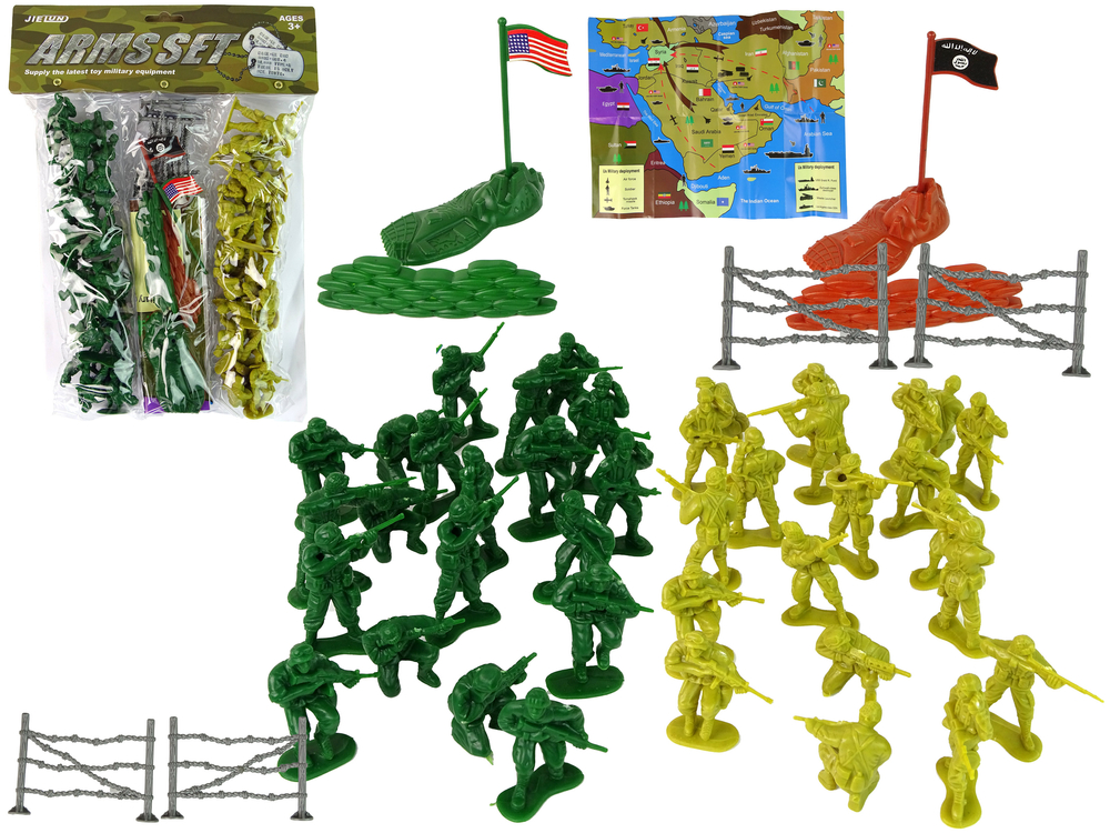 Military Set 51 Elements Green