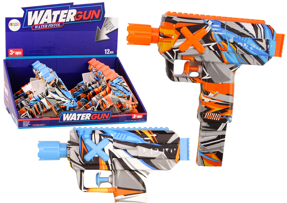 Small Grafitti Water Gun Blue Orange