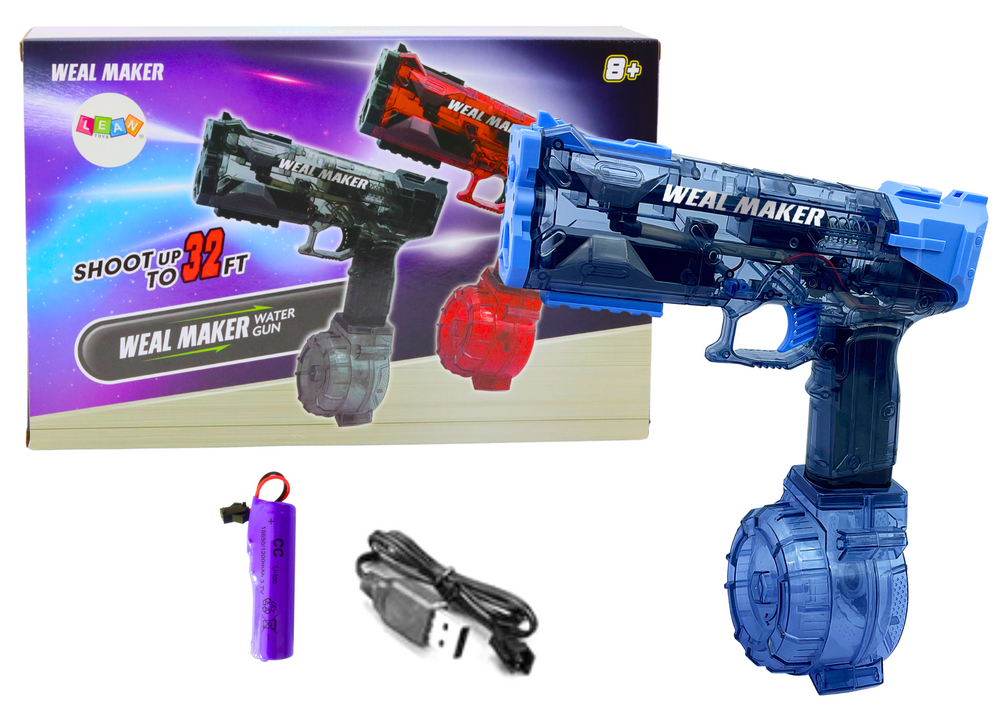 Automatic Electric Blue Water Gun