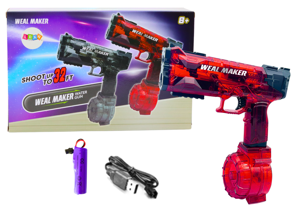 Automatic Electric Water Gun Red