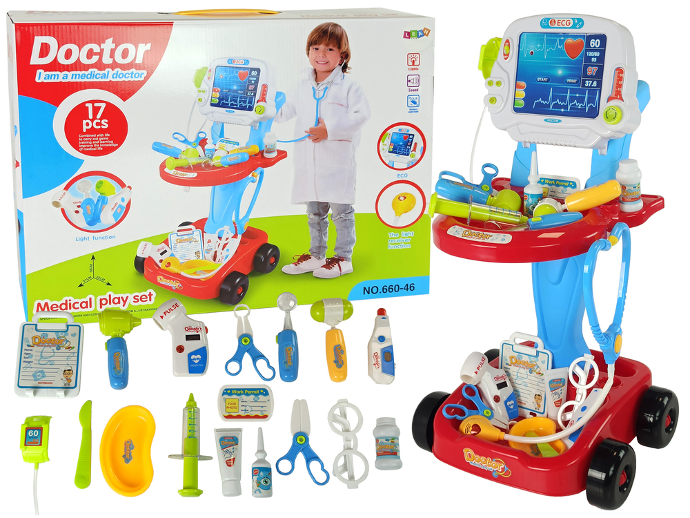 Doctor Trolley Set 17 Pieces