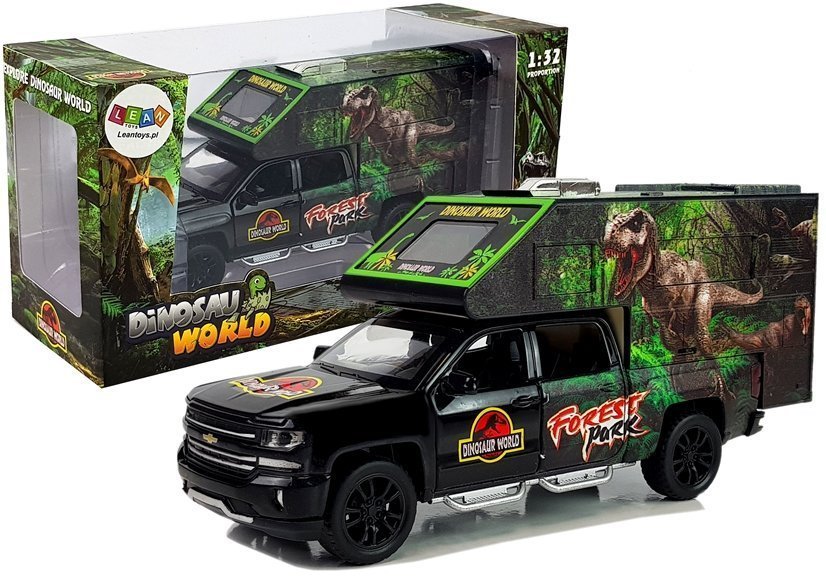 Camper with Dinosaurs 1:32 Black