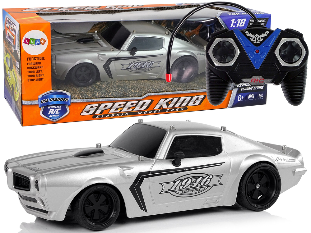 R/C 1:18 Silver Champion Pilot  Sports Car