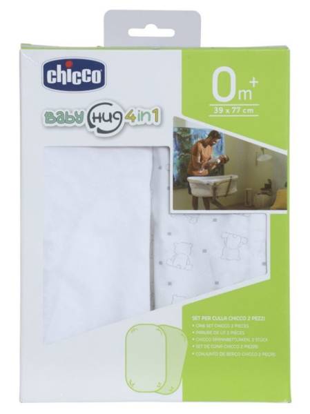 Chicco Baby Hug 4w1 Prześcieradło 2szt. Bear