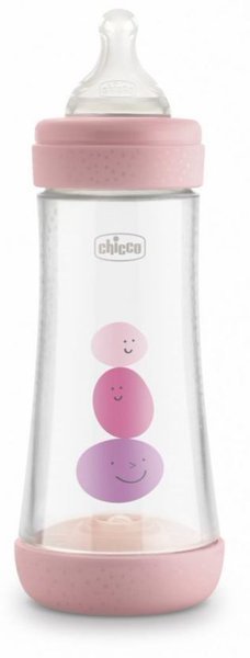 Chicco Perfect5 Butelka Do Karmienia 300 ml 4m+ Szybki Przepływ Neutral