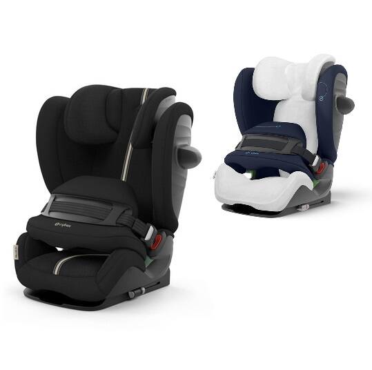 Cybex Pallas G I-Size Moon Black Plus 2023 Детское автокресло 9-50 кг + Чехол на лето