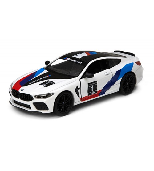 Металлическая авто моделька BMW M8 Competition Coupe (Livery Edition) 1:38 KT5425F