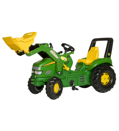 Детский Трактор с педалями и ковшом Rolly Toys rollyX-Trac John Deere 046638