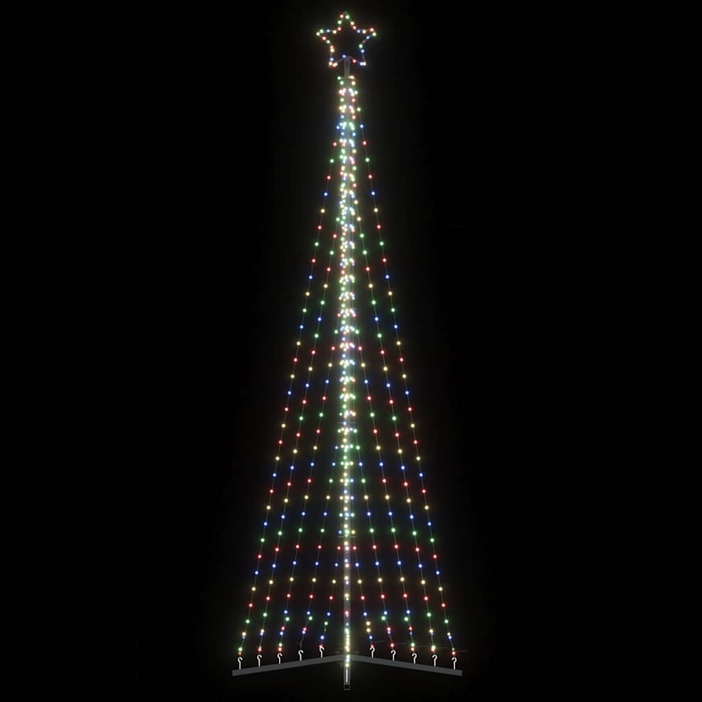 Ziemassvētku Eglītes Gaismiņas, 495 Led, Krāsainas, 300 Cm Vidaxl