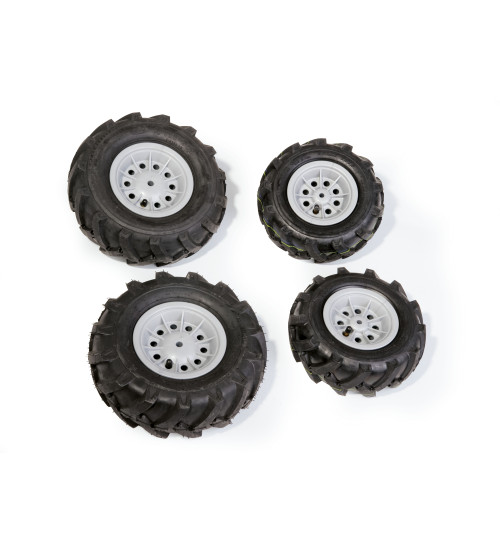 Колеса с резиновыми надувными шинами для тракторов Rolly Toys rollyTrac Air Tyres 4 gab. 409846