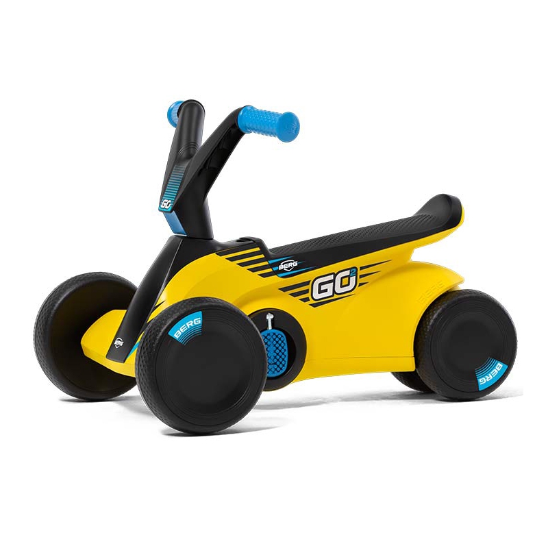 BERG Беговел с педалями GO² Sparx Yellow Gokart 2in1