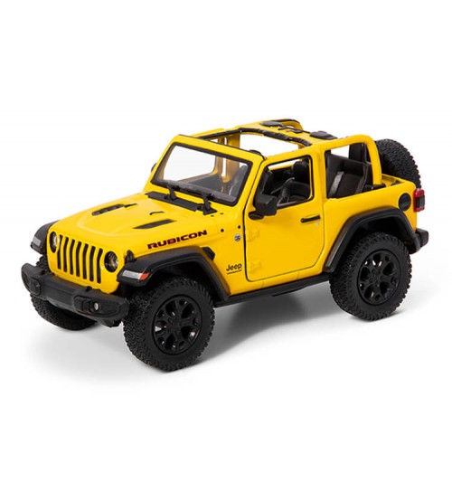 Металлическая моделька машинка 2018 Jeep Wrangler (Open Top) 1:34 KT5412A