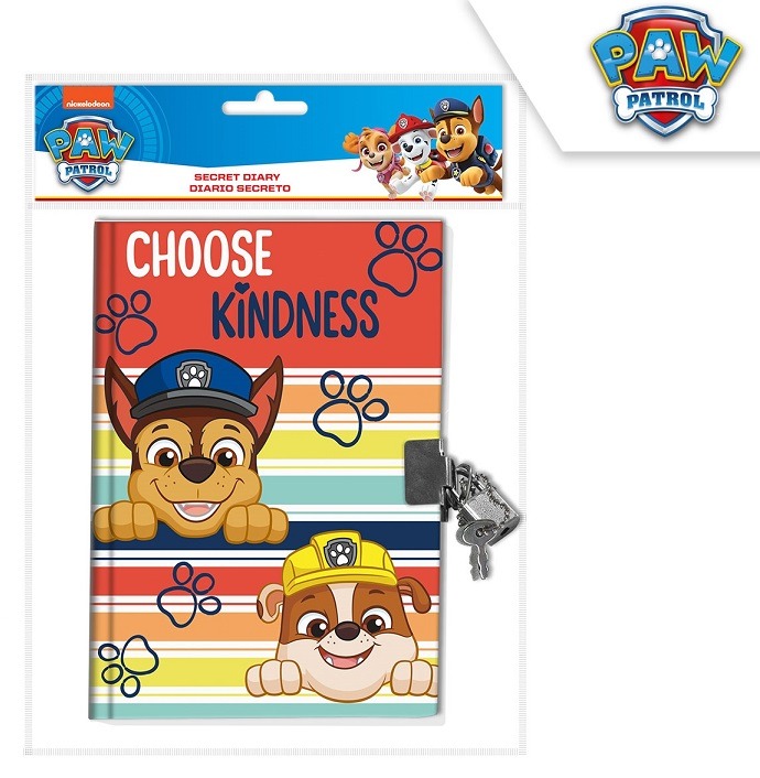 DIARY WITCH LOCK PAW PATROL