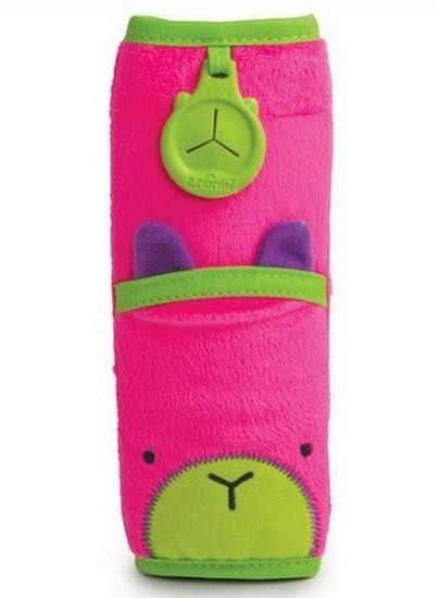 SNOOZIHEDZ SEATBELT PAD PINK